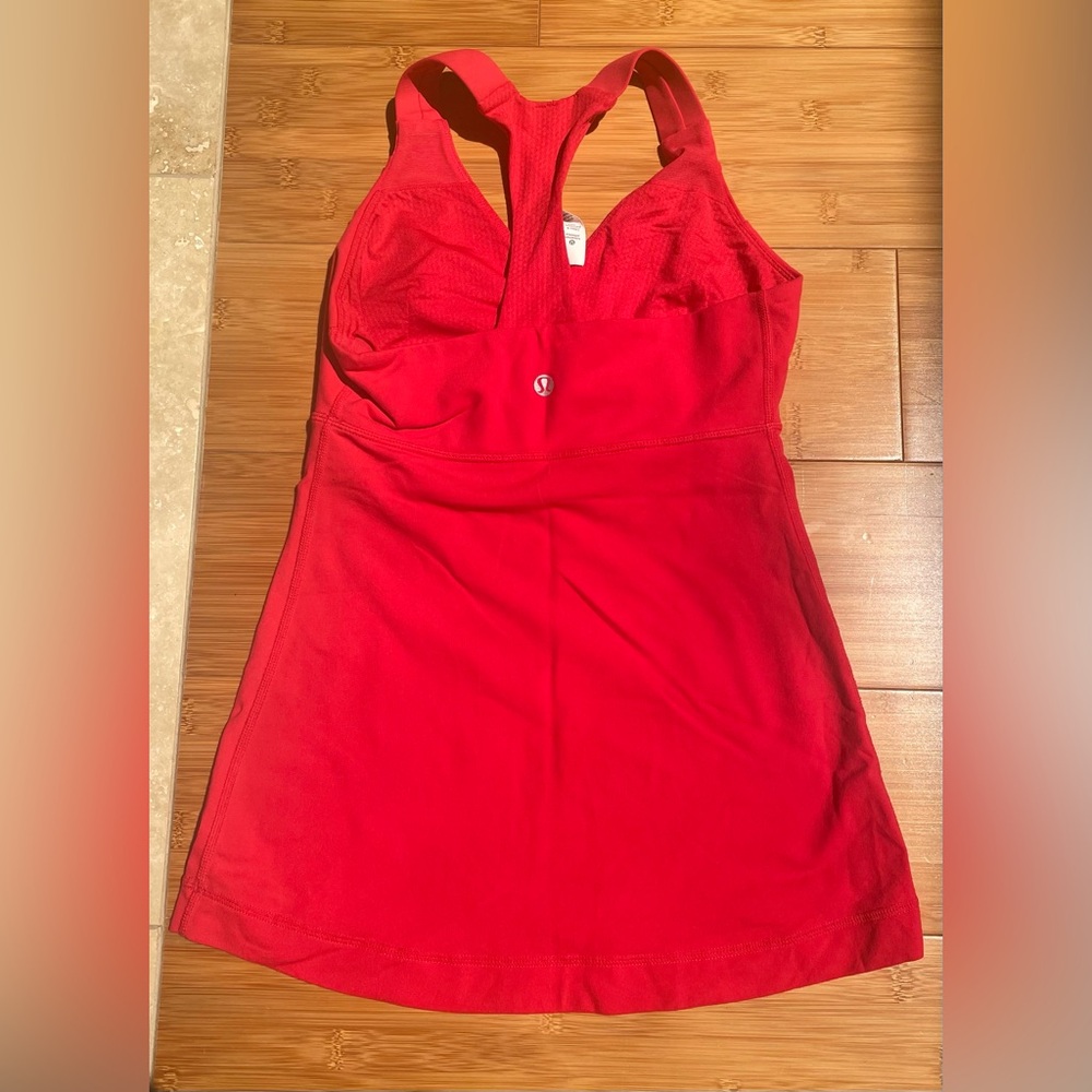 Lululemon Red Tank Top